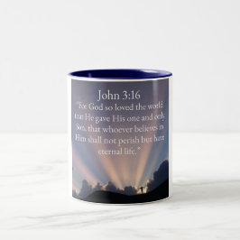 John 3:16 Bibelvers Kaffeetasse
