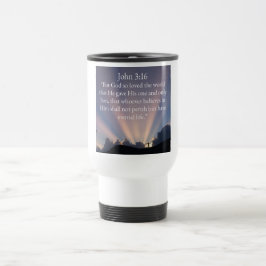 John 3:16 Bible Verse Coffee Travel Mug Reisebecher