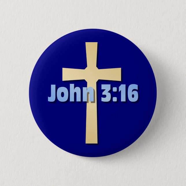 John-3:16 Button (Vorderseite)