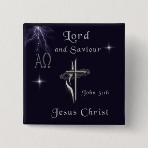 John 3:16 button