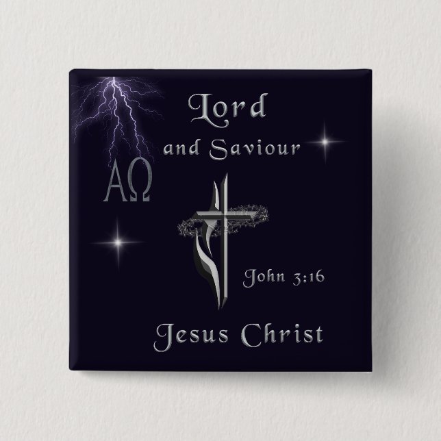 John 3:16 button (Vorderseite)