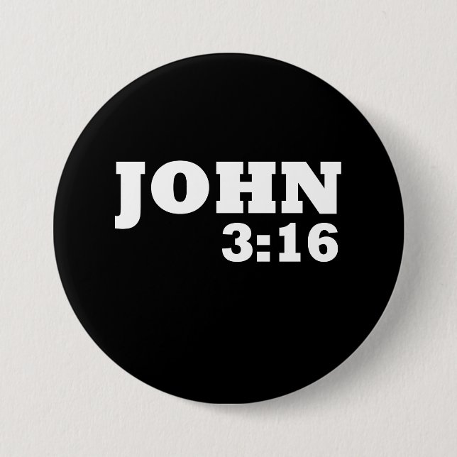 John-3:16 Button (Vorderseite)