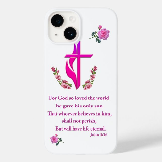 John 3:16 Case-Mate iPhone 14 hülle (Rückseite)