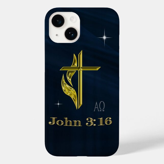 John 3:16 Case-Mate iPhone 14 hülle (Rückseite)