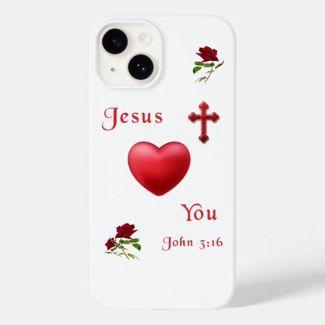 John 3:16 Case-Mate iPhone 14 hülle (Rückseite)