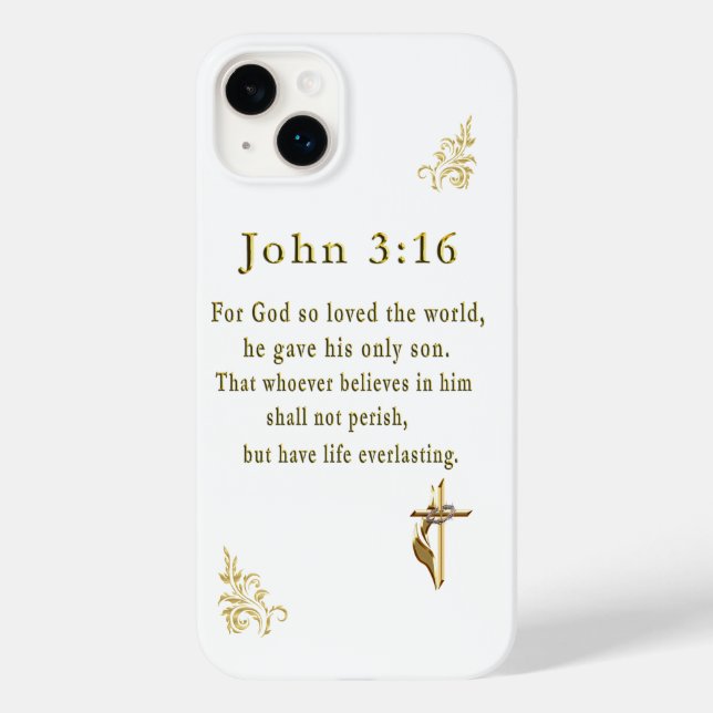 John 3:16 Case-Mate iPhone 14 plus hülle (Rückseite)