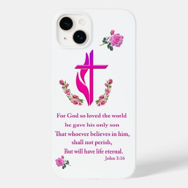 John 3:16 Case-Mate iPhone 14 plus hülle (Rückseite)