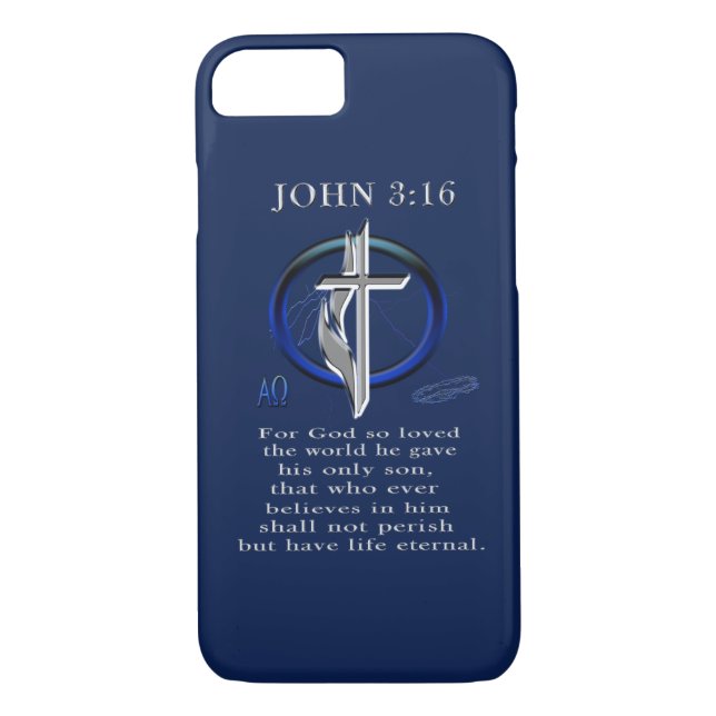 John 3:16 Case-Mate iPhone hülle (Rückseite)