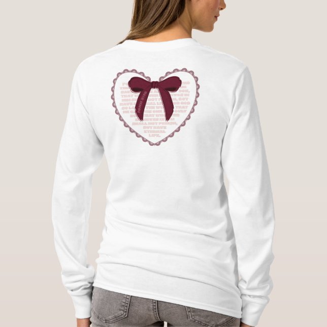 John 3:16 - Christian Valentine T-Shirt (Rückseite)