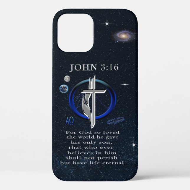 John 3:16 Christlich  Case-Mate iPhone Hülle (Rückseite)