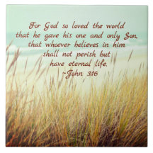 John 3:16 Denn Gott liebte so die Welt, Bibel Vers
