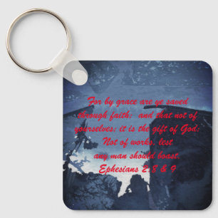 John 3:16 & Ephesians2:8 & 9 Bible-Wahrheit Schlüs Schlüsselanhänger