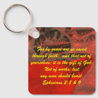John 3:16 & Ephesians2:8 & 9 Bible-Wahrheit Schlüs Schlüsselanhänger
