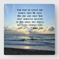 JOHN 3:16 FOTO "BLAUE SKIES"