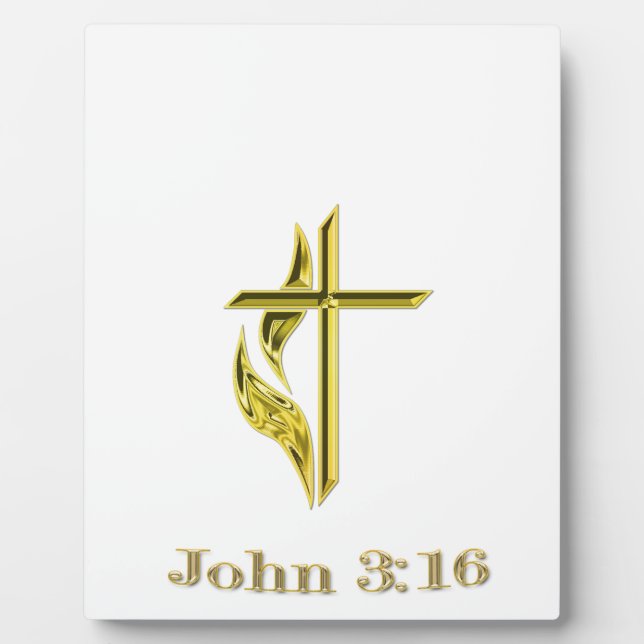 John 3:16 fotoplatte (Vorderseite)