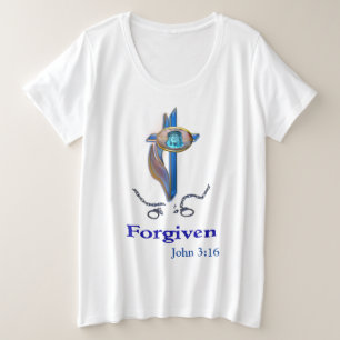John 3:16 große größe T-Shirt