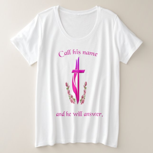John 3:16 große größe T-Shirt (Design vorne)