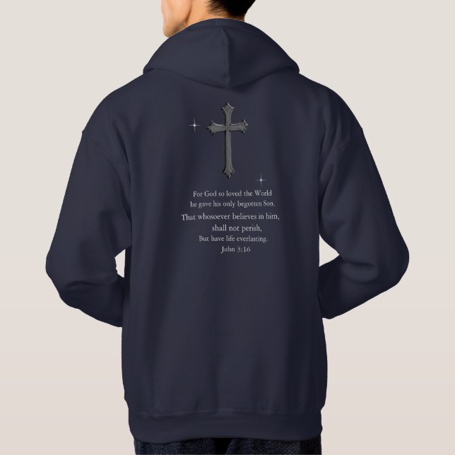 John 3:16 hoodie (Rückseite)