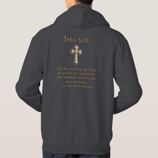 John 3:16 hoodie (Rückseite)