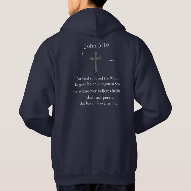 John 3:16 hoodie (Rückseite)
