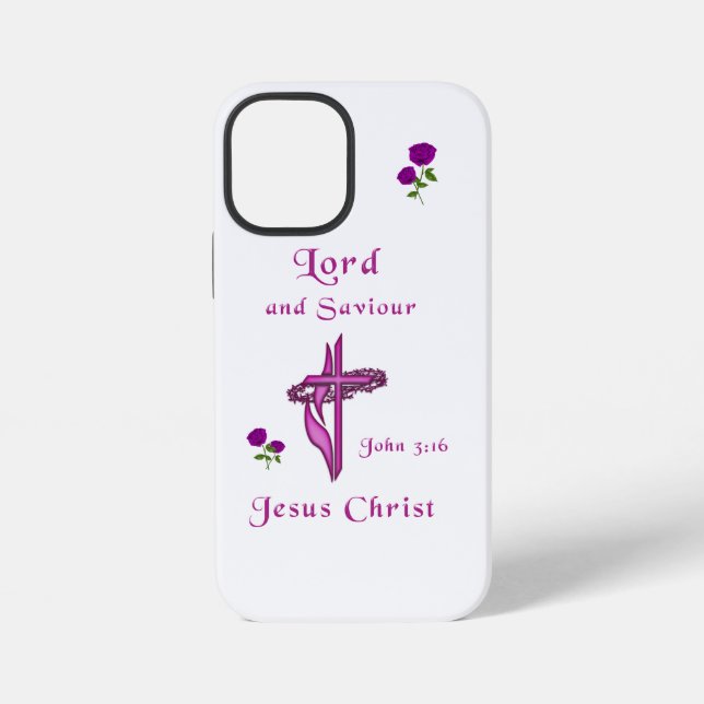 John 3:16 iPhone 12 mini hülle (Rückseite)
