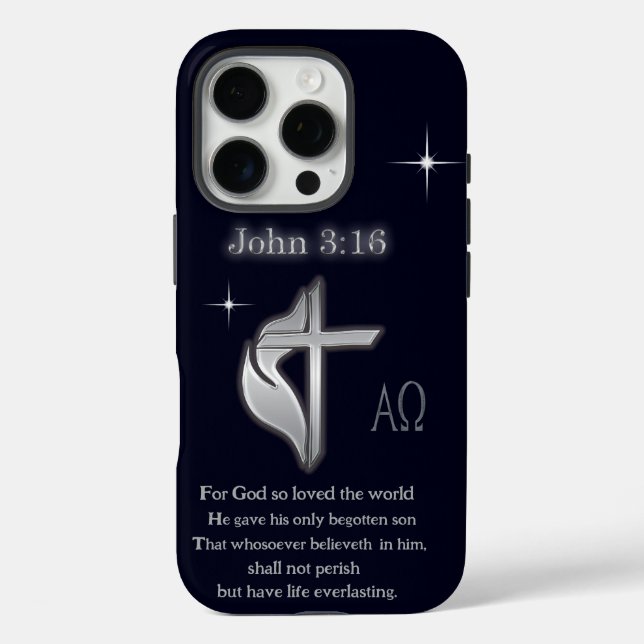 John 3:16 iPhone 16 pro hülle (Rückseite)