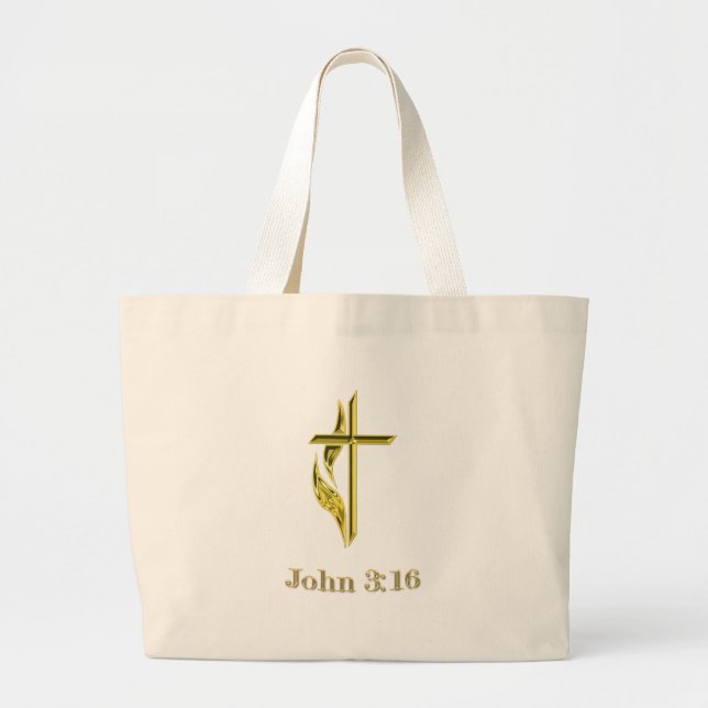 John 3:16 jumbo stoffbeutel (Vorne)