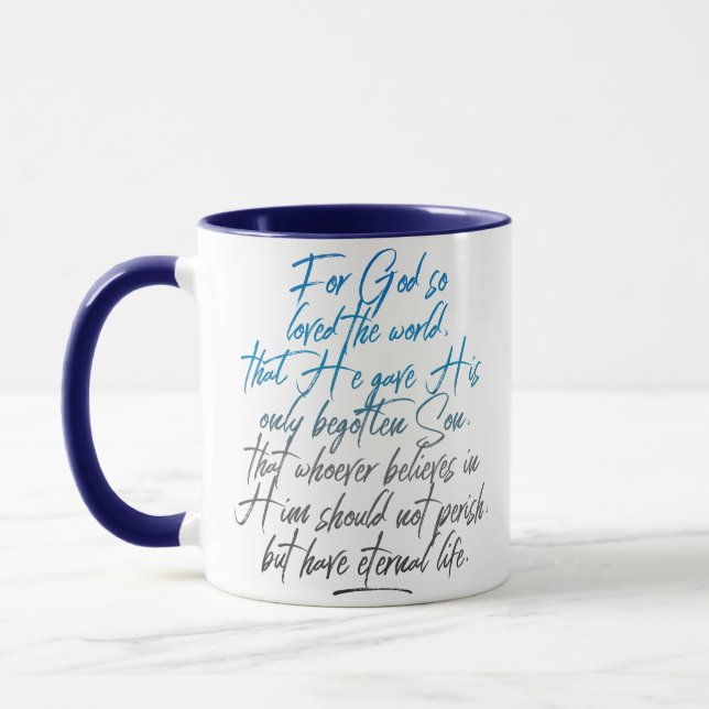John 3:16 Kaffee Tasse (Links)