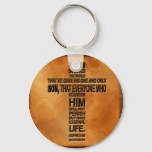 John 3:16 Keychain Schlüsselanhänger