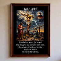 John 3:16 Kreuzigung Kalvarienberg Blitz