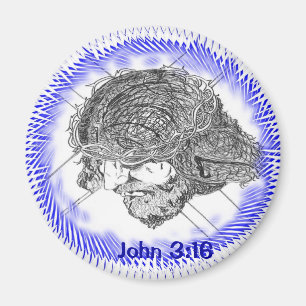John-3:16 Kreuzigungs-Magnet Magnet