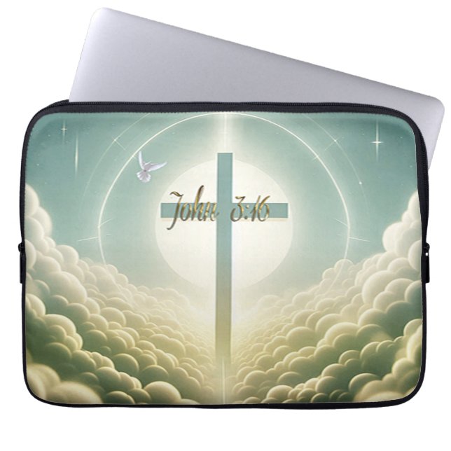 John 3:16 laptopschutzhülle (Vorderseite)