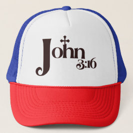 John 3:16 LKW-Hut Truckerkappe