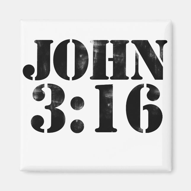 John 3:16 magnet (Vorne)