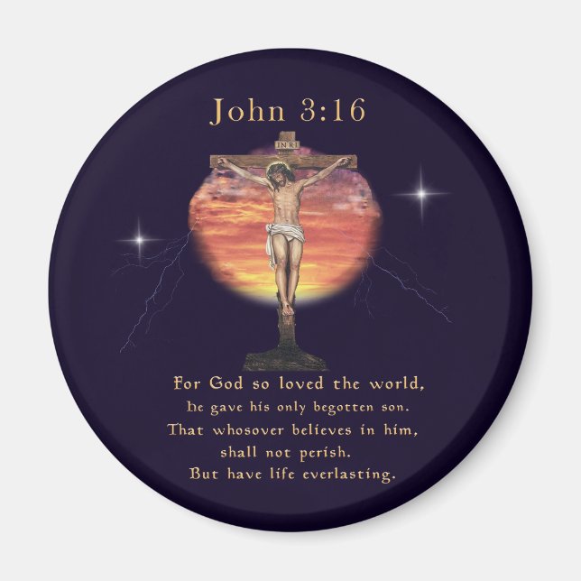 John 3:16 magnet (Vorne)
