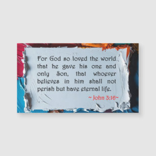 John 3:16 magnetkarte