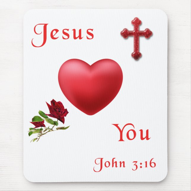 John 3:16 mousepad (Vorne)