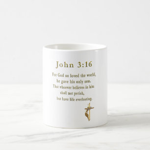 John 3:16 Mug de café chrétien