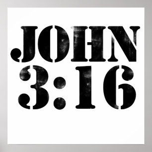 John 3:16 poster