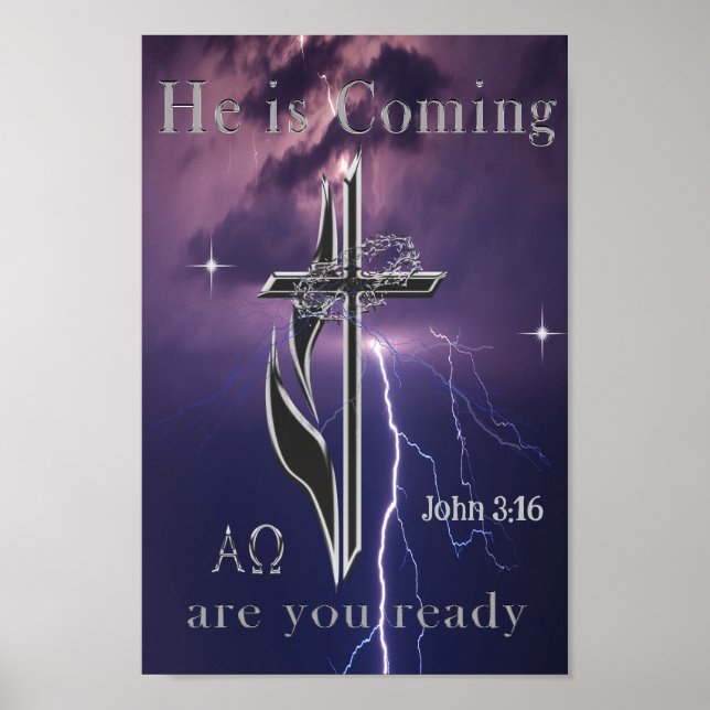 John 3:16 poster (Vorne)