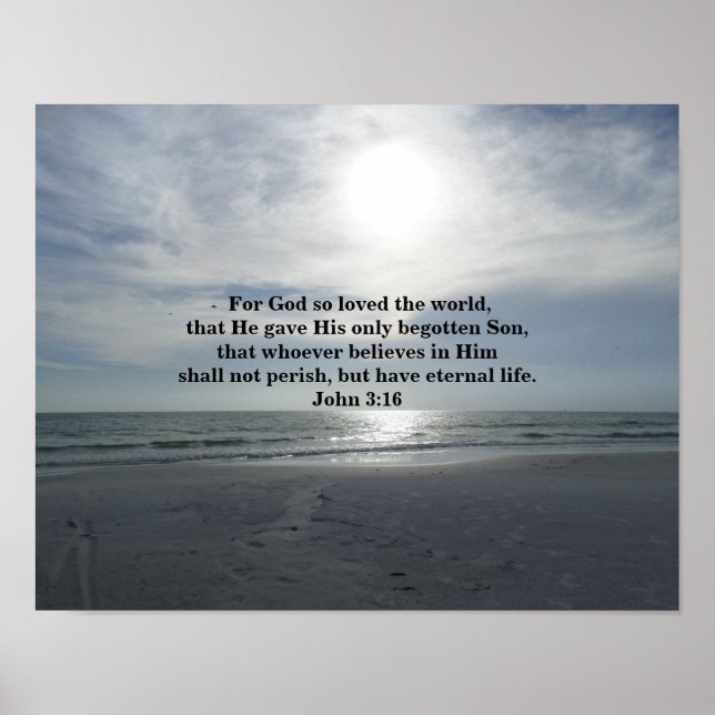 JOHN 3:16 POSTER (Vorne)