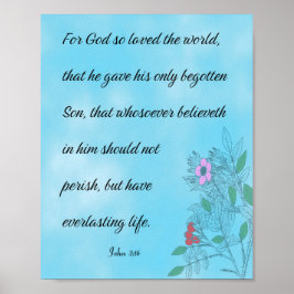 John 3:16 poster