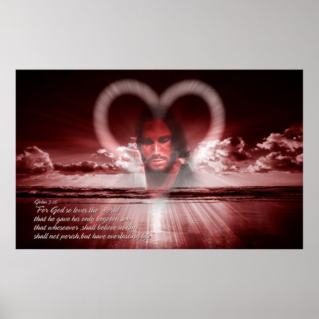 John 3:16 Print Poster (Vorne)