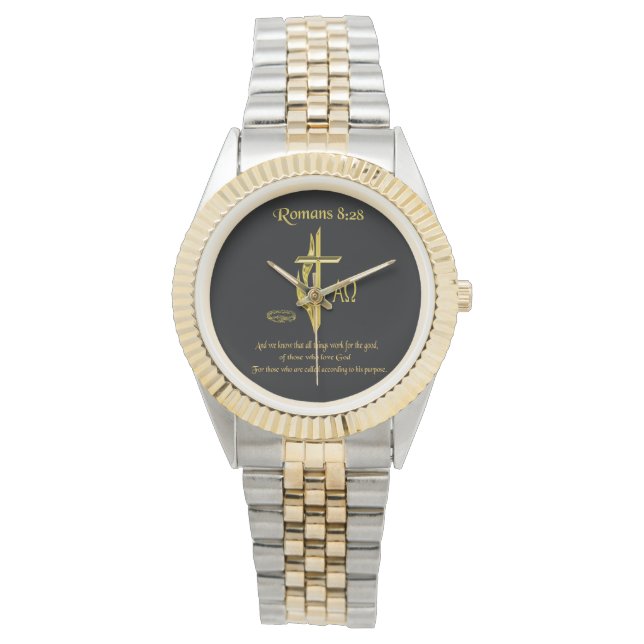 John 3:16 Produkte Armbanduhr (Vorderseite)