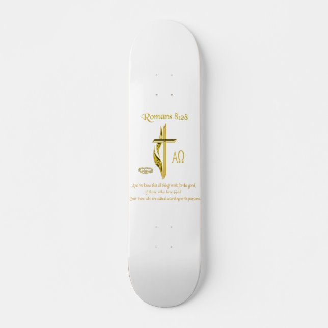 John 3:16 Produkte Skateboard (Vorne)