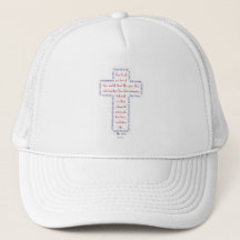 John 3:16 Rotes, Weißes und Blaues Kreuz
