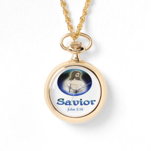 John 3:16 Savior Armbanduhr