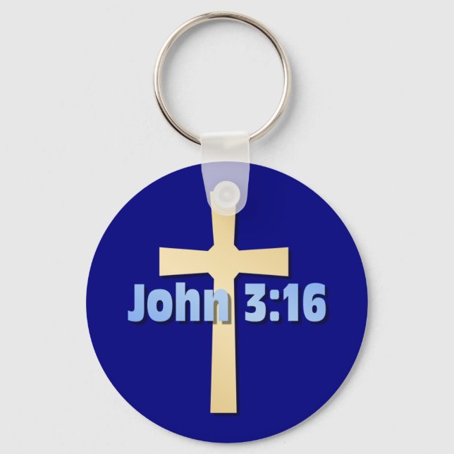 John 3:16 schlüsselanhänger (Vorderseite)