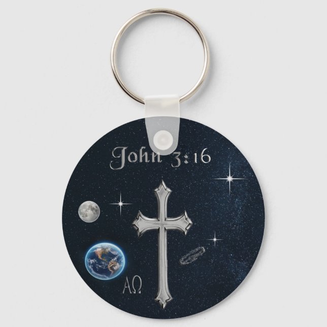 John 3:16 schlüsselanhänger (Vorderseite)