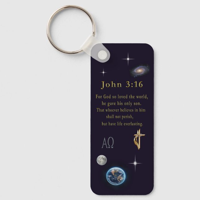 John 3:16 schlüsselanhänger (Vorderseite)